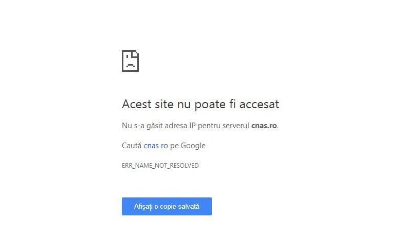 Site-ul CNAS e picat! Medicii de familie buni de plată, pacienţi puşi pe drumuri 1 cnas-picat.jpg