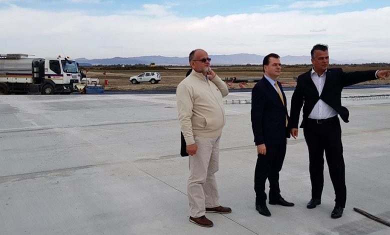 BRAȘOV. Ludovic Orban, în vizită pe șantierul de la Aeroport 1 orbanlaaeroport.jpg