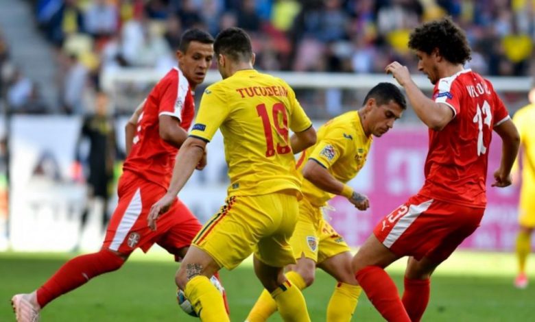 LIGA NAȚIUNILOR. România, egal în zece oameni cu Serbia 1 romania_101.jpg