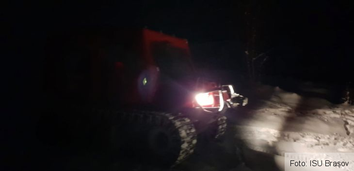 BRAȘOV. Intervenție cu șenilata, după ce o tânără de 20 de ani a acuzat dureri în piept 1 IMG-20181119-WA0110_260004.jpg