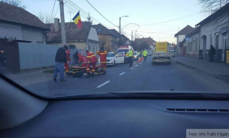 BRAȘOV - Făgăraș. Pieton lovit de mașină 1 accidentfagaras_18.jpg