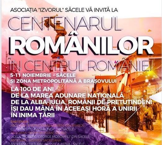 BRAȘOV. „Marea Unire ”a elevilor și profesorilor în centrul României 1 centenar_3.jpg