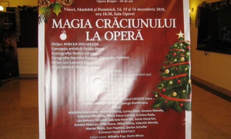 BRAȘOV. „Magia Crăciunului la Operă” în trei reprezentații 1 img-1078.jpg