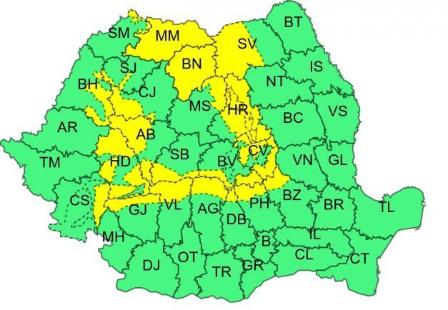 BRAȘOV. Cod galben de la meteorologi. La ce să ne așteptăm 1 meteo_10.jpg