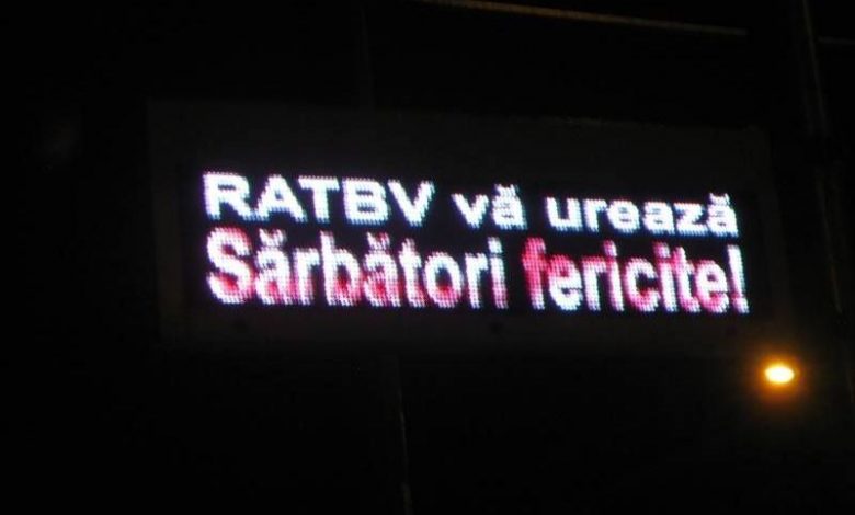 BRAȘOV. Doar pe linia 20 se circulă în noaptea de Anul Nou 1 ratbv_5.jpg