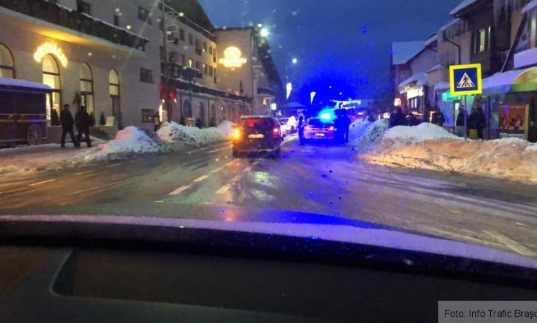 BRAȘOV. Femeie lovită de mașină, în fața unui hotel din Predeal 1 accidentinpredeal_2.jpg
