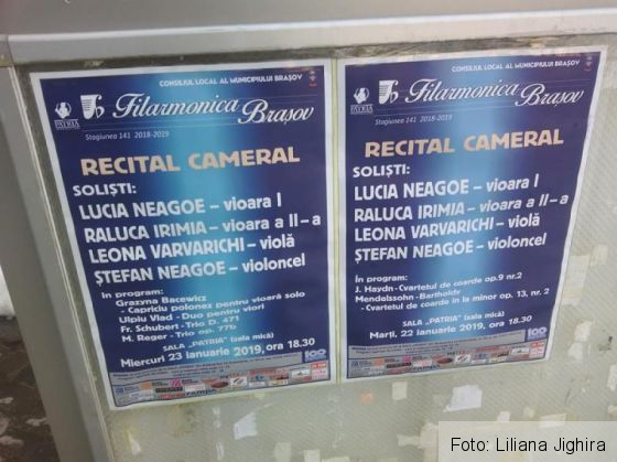 BRAȘOV. Cvartetul Gaudeamus, al doilea recital, cu program diferit 1 recital-Gaudeamus1_262618.jpg