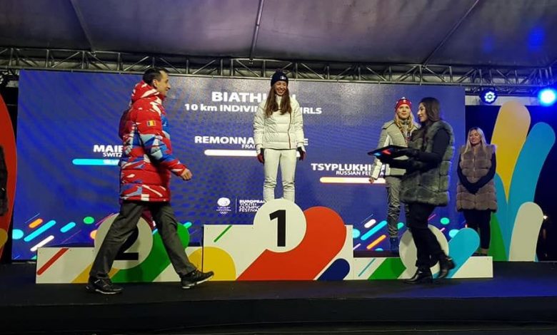 FOTE SARAJEVO - ziua a treia. Cu braşoveanul Covaliu la festivitatea de premiere!!! O biatlonistă din România în top 30!!! 1 covaliupremiere.jpg