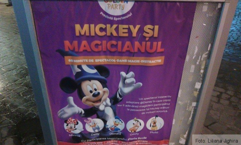BRAȘOV. Întâlnire cu personajele Disney și cu magia 1 mickey.jpg
