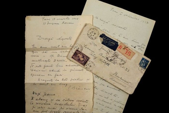 Două scrisori trimise de Constantin Brâncuşi nepoatei sale au fost adjudecate cu 11.000 de euro 1 scrisoribrancusi2.jpg