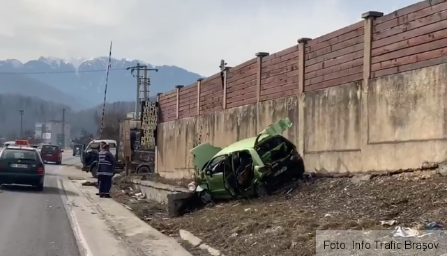 BRAȘOV. Accident pe Ocolitoare (FOTO) 1 accidentsacele.png