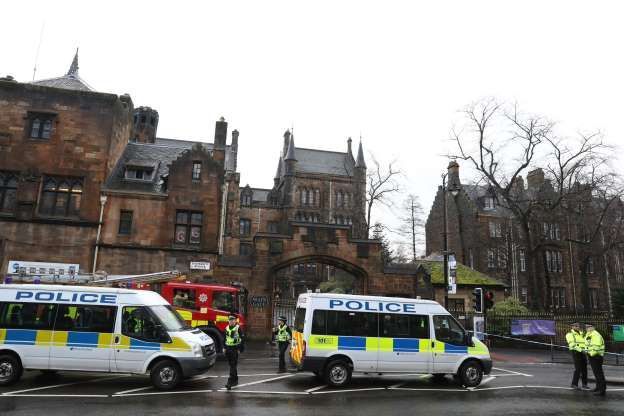 Alertă cu bombă la două universități din Marea Britanie 1 glasgow_3.jpg
