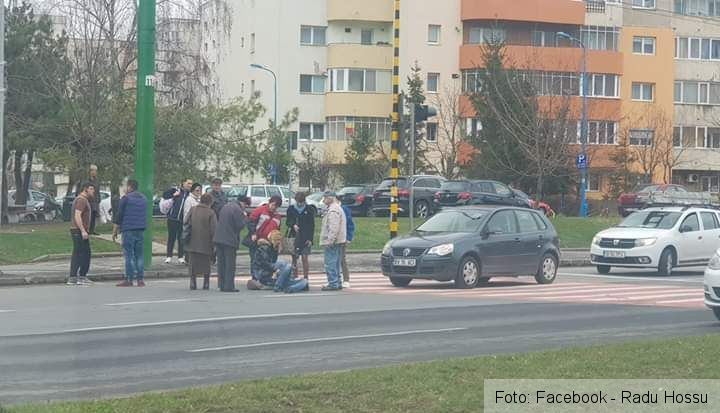 BRAŞOV. Accident pe una dintre „zebrele” de pe Bulevardul Gării 1 img-20190321-wa0011.jpg