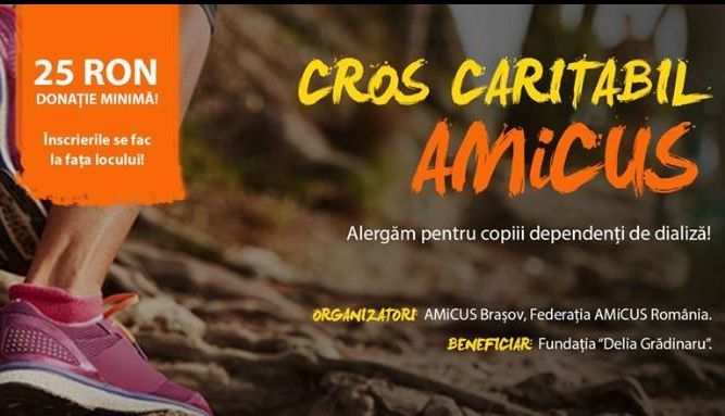 BRAȘOV. Cros caritabil, astăzi, pentru copiii dependenți de dializă. Puteți dona și dacă nu alergați 1 cros_5.jpg