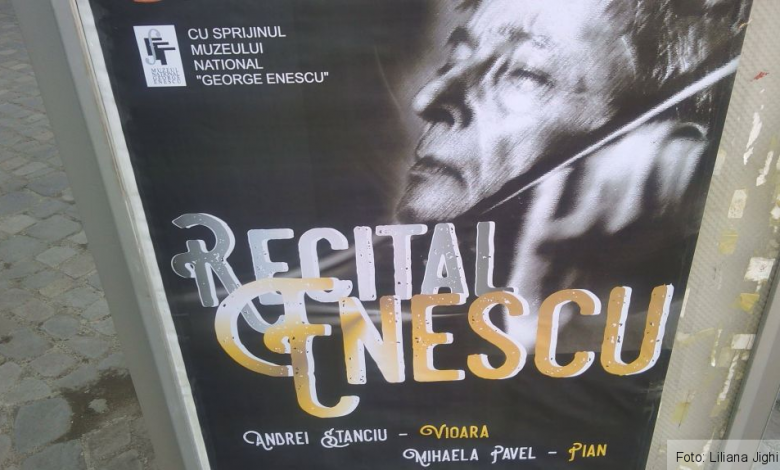 BRAȘOV. Bijuterii enesciene vor răsuna la „Patria” 1 recitalenescu.jpg