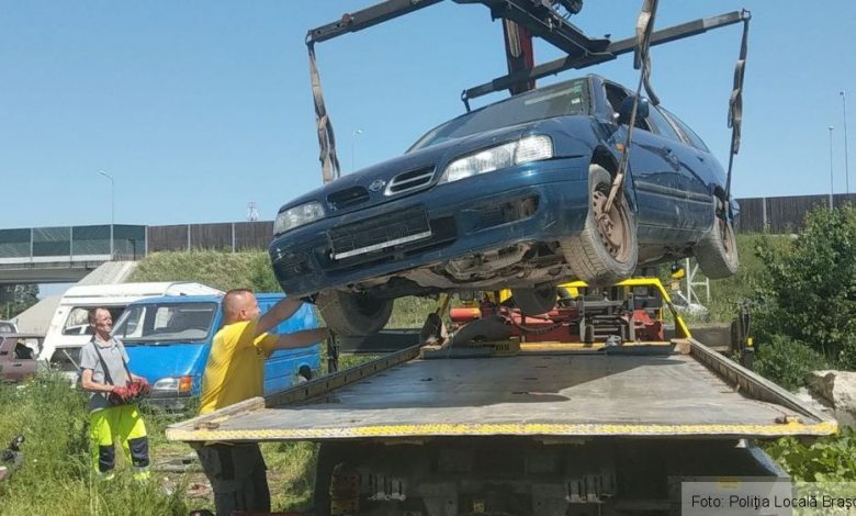 BRAŞOV. Peste 100 de autoturisme apar în evidenţa Poliţiei Locale ca rable abandonate 1 img-20190614-wa0000.jpg