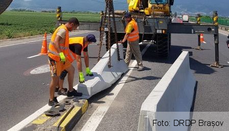BRAȘOV. A început operațiunea „parapetele” pe DN1 1 parapete_2.jpg