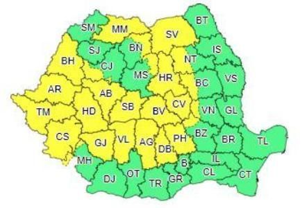 ANM a emis două coduri galbene de ploi 1 anm_4.jpg