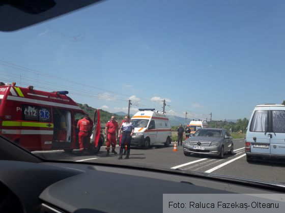 Accident pe DN 1, la ieșire din Câmpina spre BRAȘOV! Traficul, afectat (FOTO) 1 20190812_134308_271049.jpg