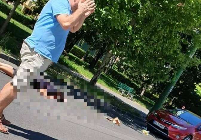 BRAȘOV. Femeie lovită de un autoturism, pe Bulevardul Saturn (FOTO) 1 accidentsaturn_7.jpg