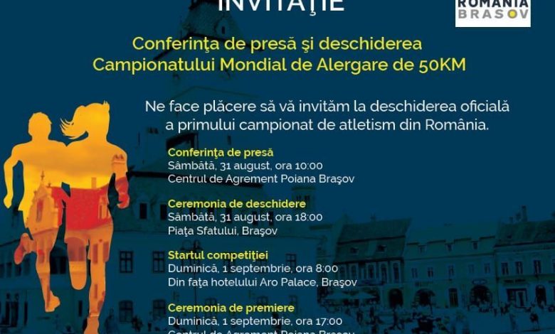 BRAȘOV. Programul Campionatului Mondial de Alergare de 50 km pe șosea 1 alergare50km.jpg