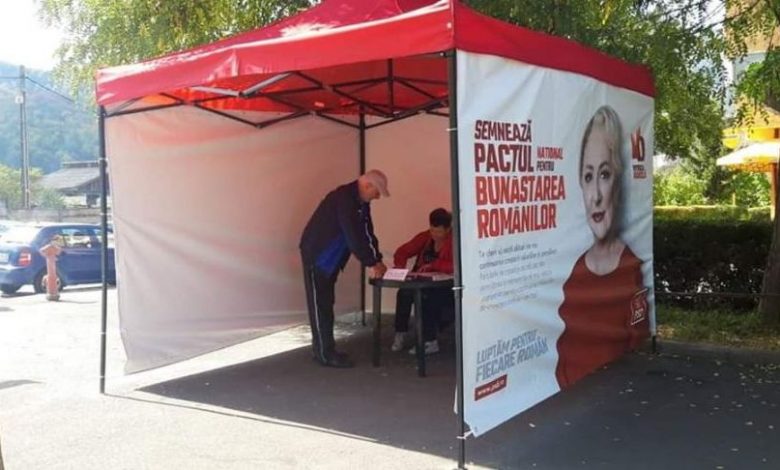 BRAȘOV. Cort PSD distrus în joacă de doi copii 1 cort_2.jpg