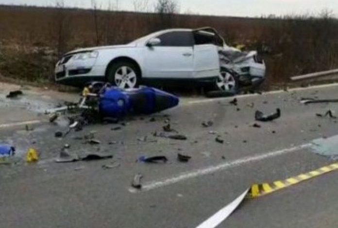 Un motociclist BRAȘOVEAN a... izbit un autoturism 1 accid-moto.jpg