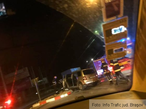 Update. BRAŞOV. Coliziune soldată cu patru victime, lângă Leroy Merlin 1 accident grivitei 2_275260.jpg