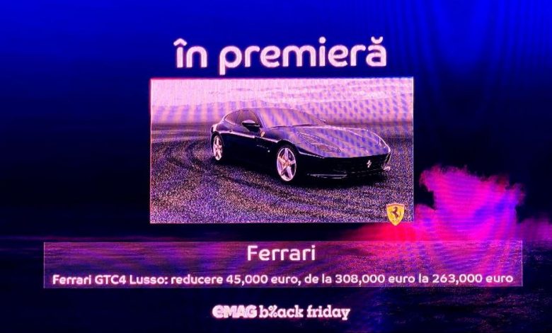 BLACK FRIDAY ȘI LA BRAȘOV - NOUTĂȚI. S-a vândut și Ferrari-ul de pe eMAG!!! UPDATE. Comanda a revenit... 1 ferrari_10.jpg