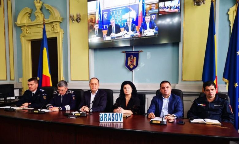 BRAȘOV. Fără incidente electorale în primul tur al alegerilor prezidențiale 1 rasaliu-videoconferinta.jpg