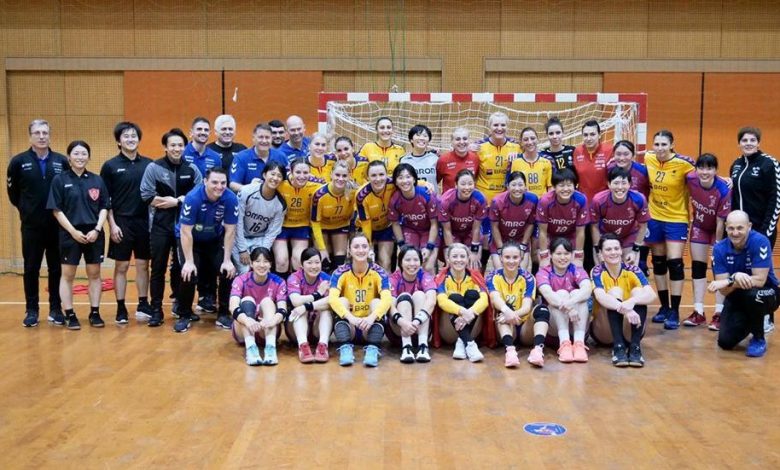 UPDATE. Federația Română de Handbal, informații de la testul „tricolorelor”. Victorie la limită cu o echipă de club din Japonia 1 romania_149.jpg