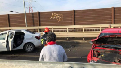 BRAȘOV. ULTIMA ORĂ. Accident pe podul spre Sânpetru! Trafic BLOCAT (FOTO) 3 FB_IMG_1576748111493_276288.jpg