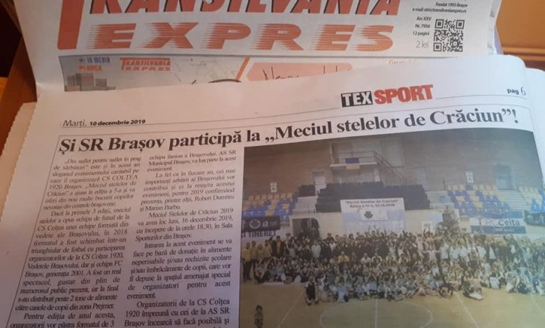 BRAȘOV. Surprize, cadouri și personalități la... „Meciul stelelor de Crăciun”! 1 mytex_3.jpg