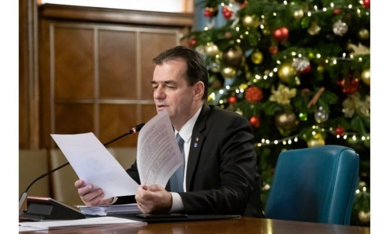 Ședință de Guvern, la CEAS DE SEARĂ. Premierul Orban și miniștrii, REVELION la... 1 orban-guvern.jpg