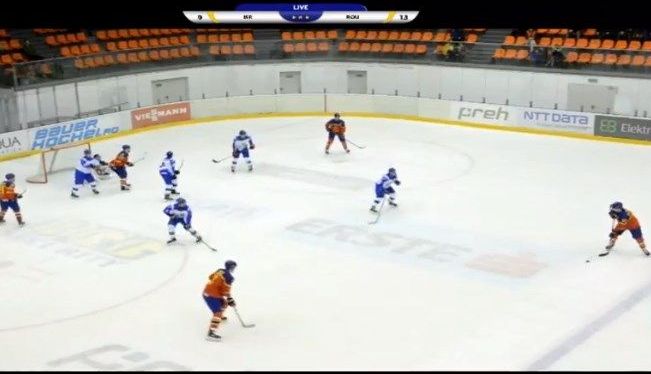 BRAȘOV. România, distracție cu Israelul. Ploaie de goluri la Patinoarul „Olimpic” 1 screenshot-1_57.jpg