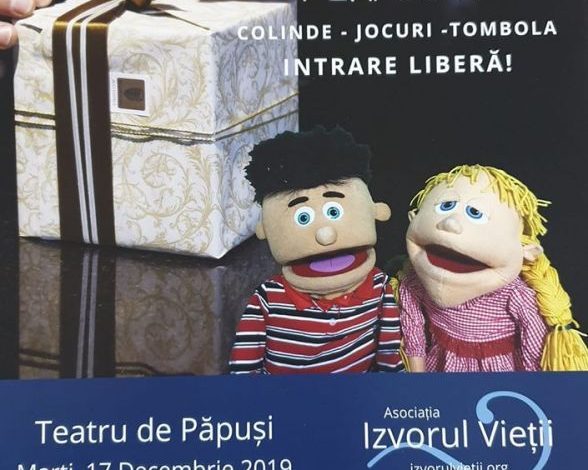 Judeţul BRAŞOV. „Cadoul perfect”. Spectacol pentru cei mici, la cinematograful „Amza Pellea” 1 spectacolrasnov.jpg