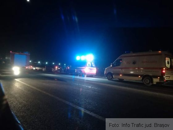 BRAȘOV. ULTIMA ORĂ. Accident pe drumul spre Cristian, la sensul giratoriu (FOTO) 1 FB_IMG_1578087045954_276704.jpg