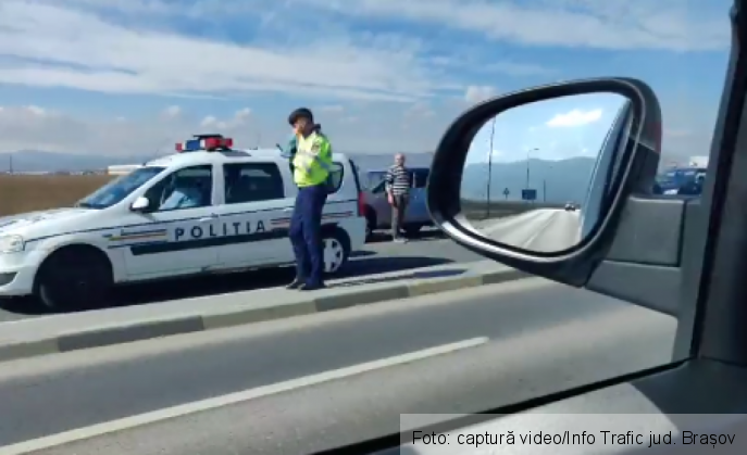 CORONAVIRUS. BRAȘOV. Convoi însoțit de polițiști și jandarmi, filmat pe DN 1 1 convoi 3_278749.png