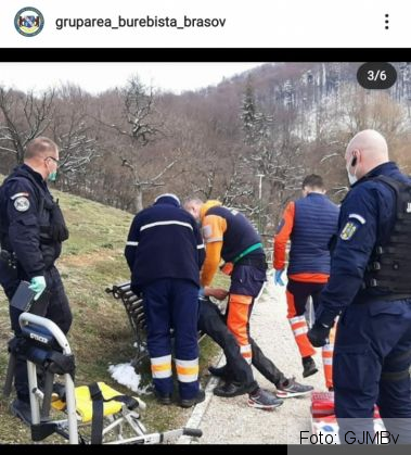 BRAȘOV. Aproape de moarte, pe o bancă din parcul Noua / Alerta, dată de un jandarm (GALERIE FOTO) 1 20200401_230018_279437.jpg