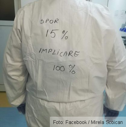 COVID-19. BRAȘOV. Angajații de la Spitalul de Boli Infecțioase acuză discrepanțe în acordarea sporurilor / Mesaj către politicieni: „Apropo, v-ați dat seama că nu vă mai puteți trata în străinătate?" 1 FB_IMG_1587142020256_279911.jpg