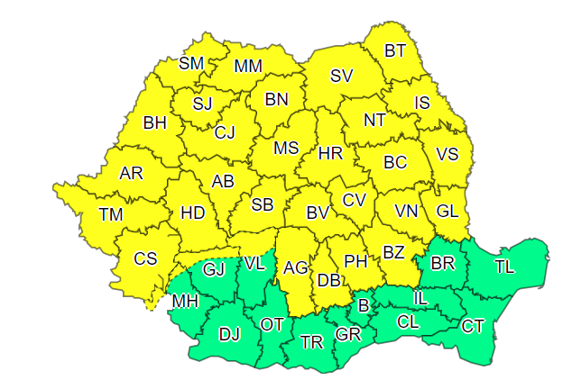 BRAȘOVUL, sub cod galben de instabilitate atmosferică! Intervalul?... 1 harta_7.png