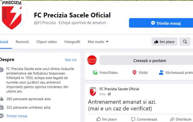 BRAŞOV. UPDATE. LIGA 4, în aer... Probleme mari la Precizia Săcele! UPDATE. Poziţia preşedintelui AJF, Octavian Goga 1 precizia.png
