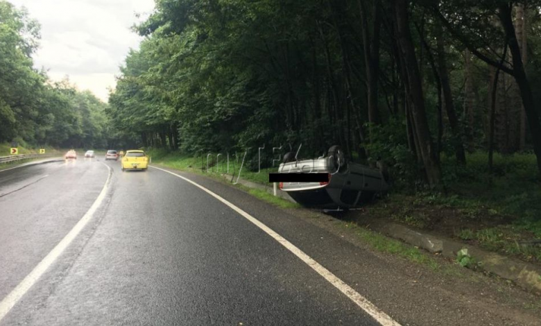 BRAȘOV. Încă un autoturism răsturnat pe DN 1! (FOTO) 1 whatsappimage2020-07-25at14-18-57.jpg