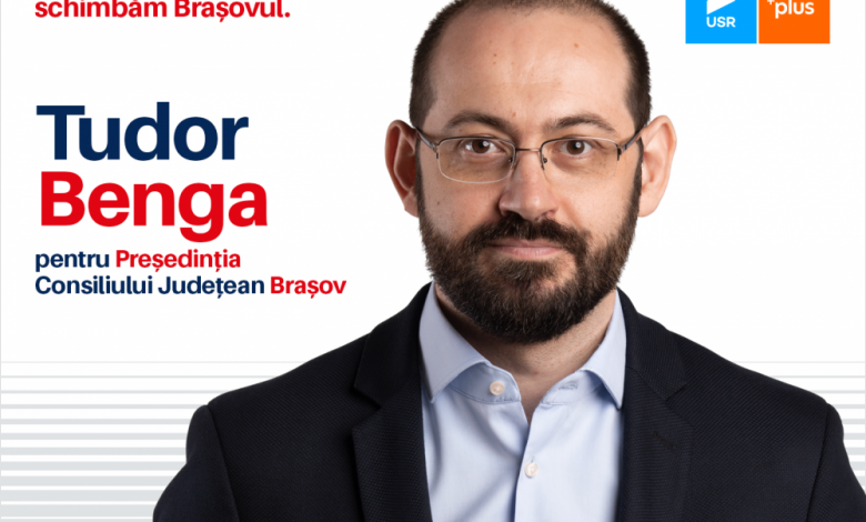 Tudor Benga, candidat al Alianţei USR PLUS la funcţia de Preşedinte al Consiliului Judeţean Braşov: „Vreau un Brașov conectat, educat și sustenabil!” 1 01bengatudor-vizualcandidatpresedintecj1.png