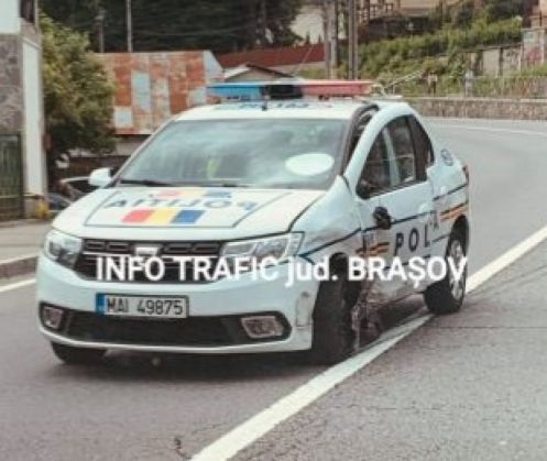 Brașovul, în top la numărul evenimentelor rutiere în care au fost implicate mașini de poliție 1 20201117_173225_284567.jpg