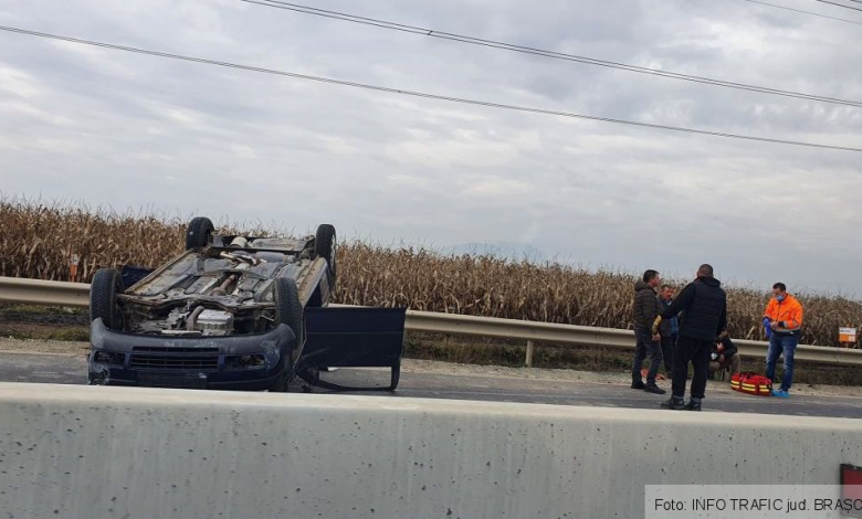 BRAȘOV. Accident pe DN 1, Ghimbav - Codlea / Update: Două victime 1 accidentdn1_36.jpg