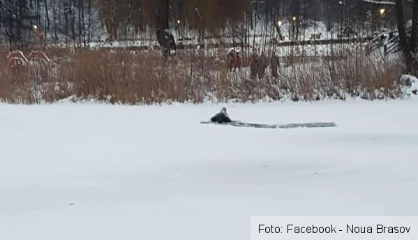 BRAȘOV. Încă un caz de urgență, la Lacul Noua! Bărbat salvat din apă! (FOTO) 1 laculnoua.jpg