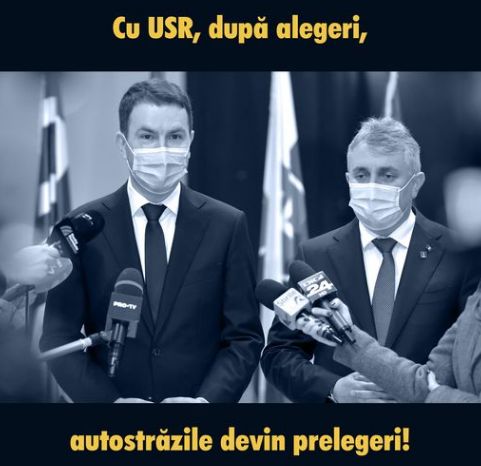 PSD ȘI... AUTOSTRADA BRAȘOV - PLOIEȘTI. „USR a pus la Transporturi o simplă Pendulă” 1 usrtransporturi.png