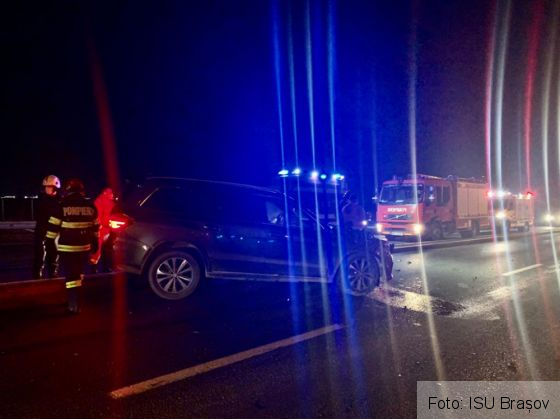 BRAȘOV. Autospecială de deszăpezire, implicată într-un accident pe DN 1 (FOTO) 1 IMG-20210203-WA0053_286205.jpg