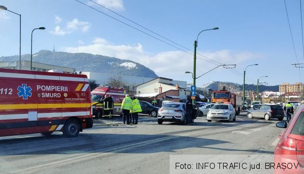 BRAȘOV. Accident cu două victime, pe str. Carpaților! 1 accidentmetrom2.jpg